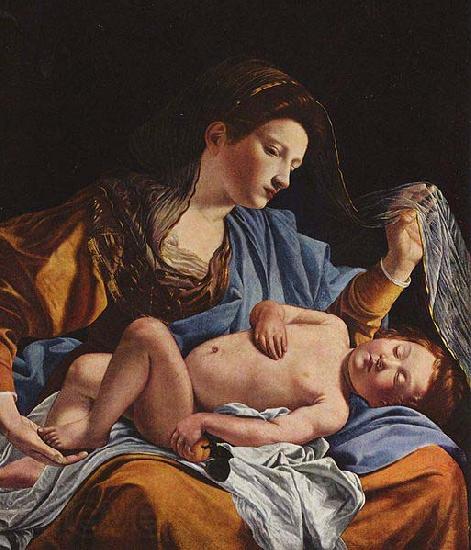 Orazio Gentileschi Madonna with Child by Orazio Gentileschi. Germany oil painting art